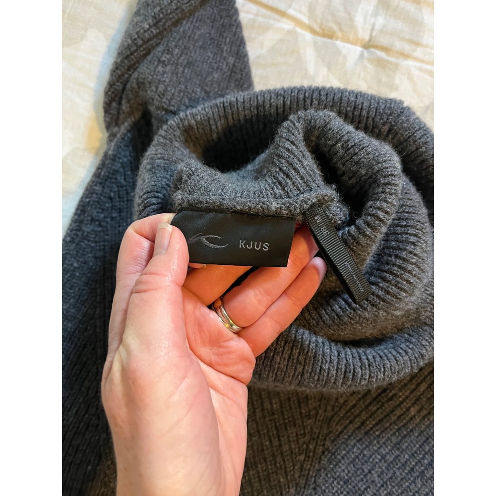 KJUS Geneva Wool Cashmere gray Sweater Turtleneck Icon - Picture 5 of 10